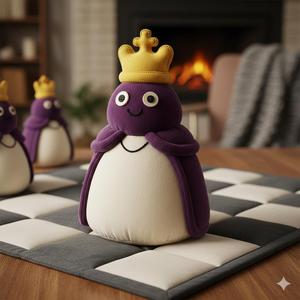 Plush Chess King