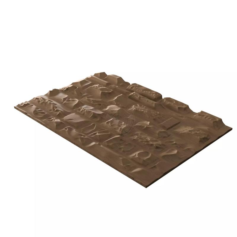 Brick Wall - STL file CNC woodcarving