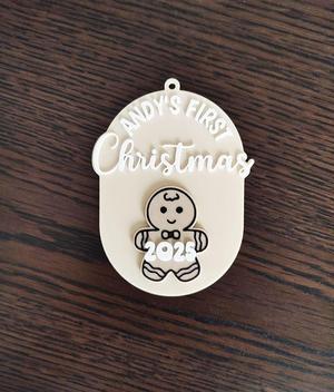 Baby’s first Christmas ornament