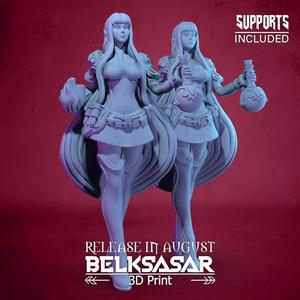 Alchemist Vampiress Normal and Topless