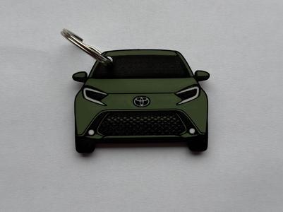 Car Keychain - Toyota Aygo X