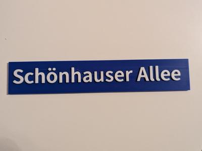 Schönhauser Allee DB Sign