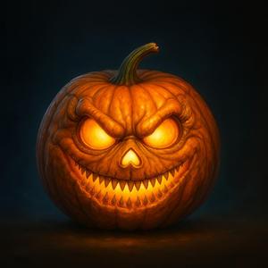 scary halloween pumpkin 2