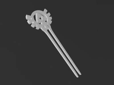 Zelda triforce twister hairpin