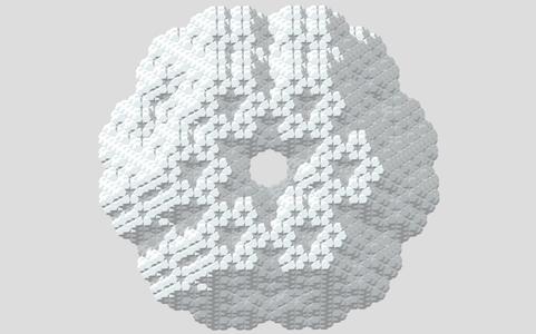 Self-Similar Truncated Octahedron Fractal | Level 3