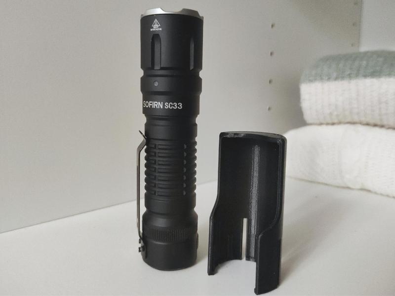 Sofirn SC33 Flashlight Glare Shield for Bicycle