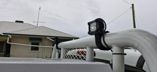 75mm Work light mounts
