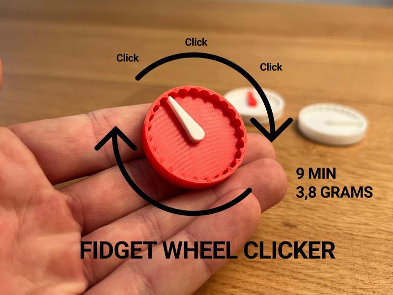 Fidget Clicker - Print in Place