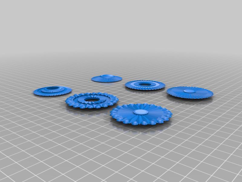 Plain Cockades for hats and costumes