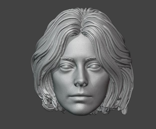 Valeria call of duty 3d print head