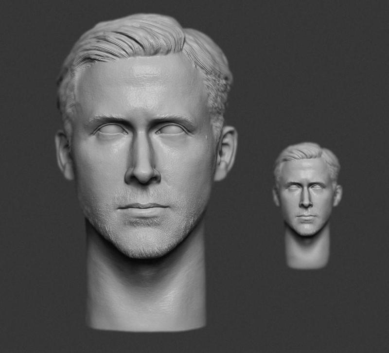 1/6 1/12 Bladerunner 2049 Officer K Ryan Gosling headsculpt