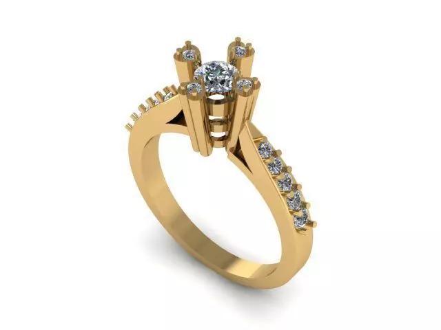 solitaire ring for diamonds