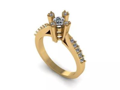 solitaire ring for diamonds