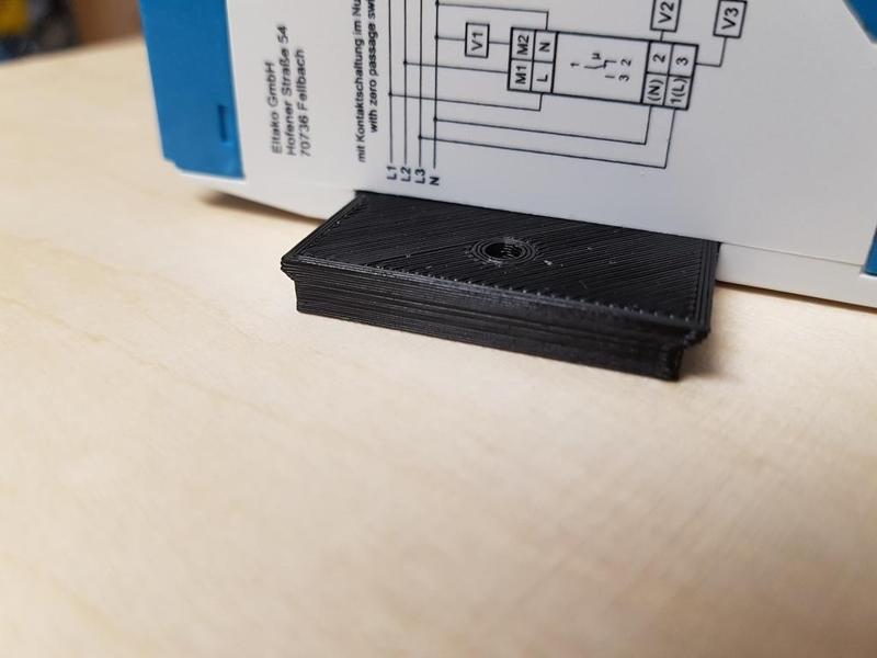 Top-hat rail for electrical modules