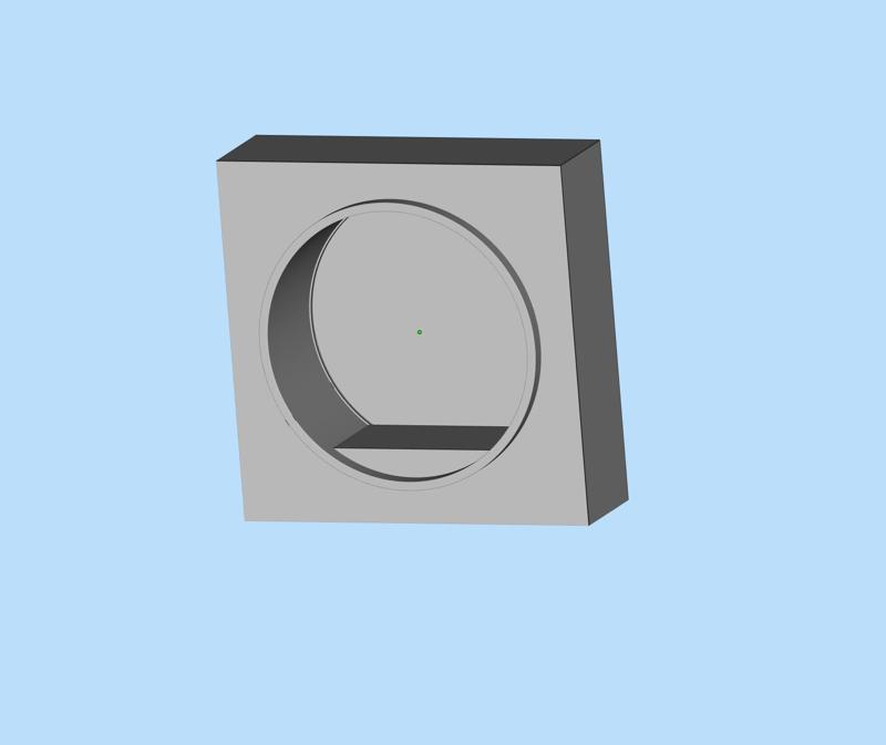 Square cylindrical module display stand