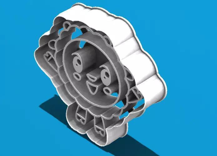 BARASHIK cookie cutter in shape of face