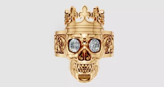Skull Crown Ring