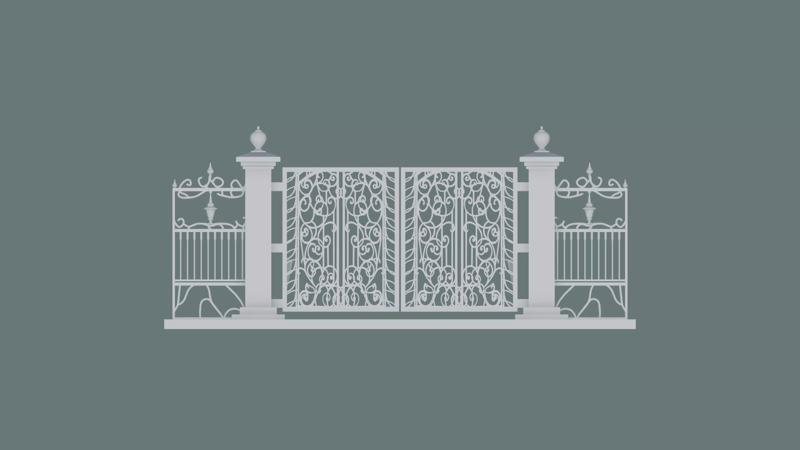 Modern Iron Gate Designs for Home Entrance