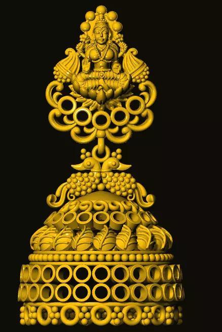 jumka ornate golden buddha