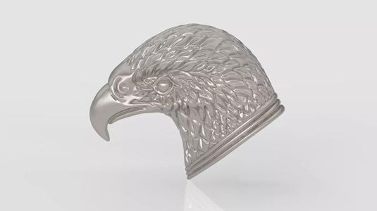 Eagle gold pendant 3d print model A96