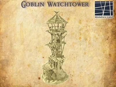 Goblin Watchtower Tabletop Terrain 28 MM
