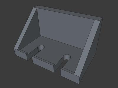 Magnetic cleaning rod holder for gun safe