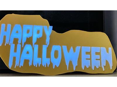 Happy Halloween Plaque