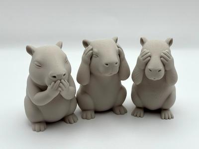 Capybara Trio