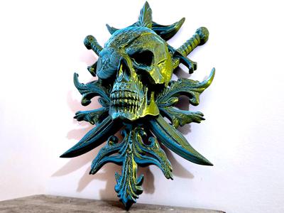 Pirate Skull V2 - Wall Hang