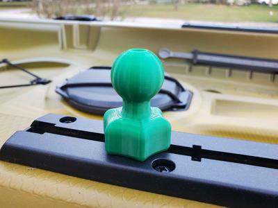 1" Track Ball mount for t-track Kayak accessories