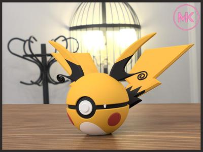 Mega Raichu X Pokéball – Multi-parts