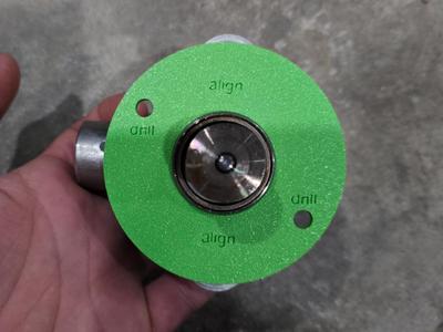Drilling / Cutting Guide For B58TU Pump on N55 