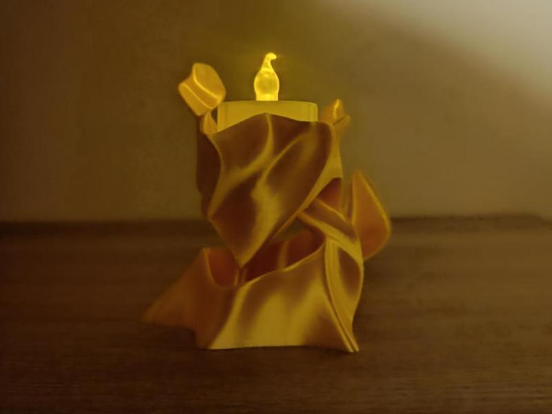 Dancing Flame Tealight Holder
