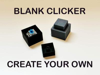 Blank Keyboard clicker parts (Free commercial Use)