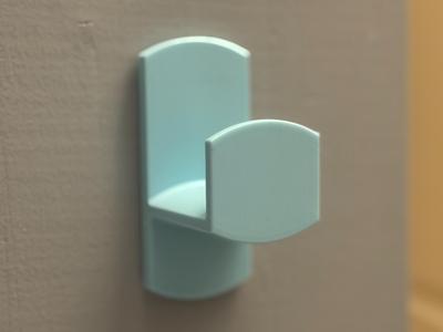 Wall hook with hidden screws