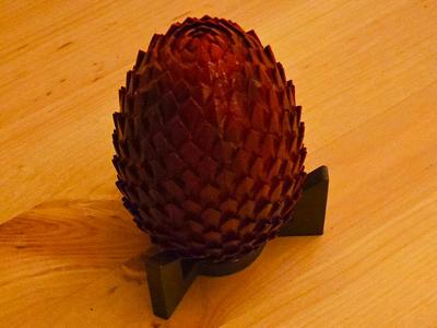 Targaryen Dragon Egg with Stand