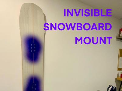 Snowboard wall-mount INVISIBLE
