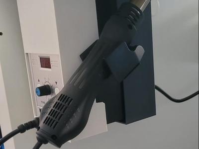 Under-desk heat station mount