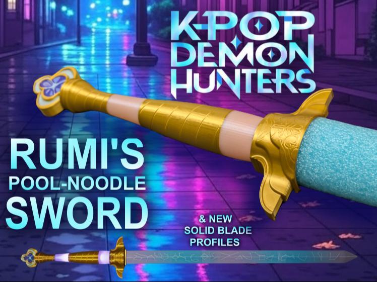 Rumi's Pool Noodle Sword from KPop Demon Hunters