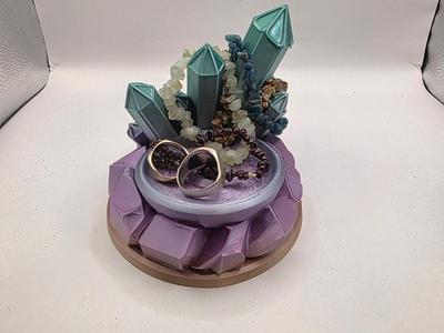 Crystal Cluster Trinket Dish – Watch & Ring Holder