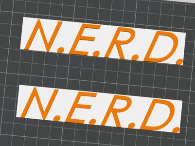 NERD Nameplate