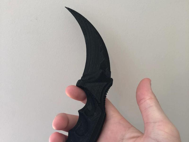 karambit no supports Print in Place