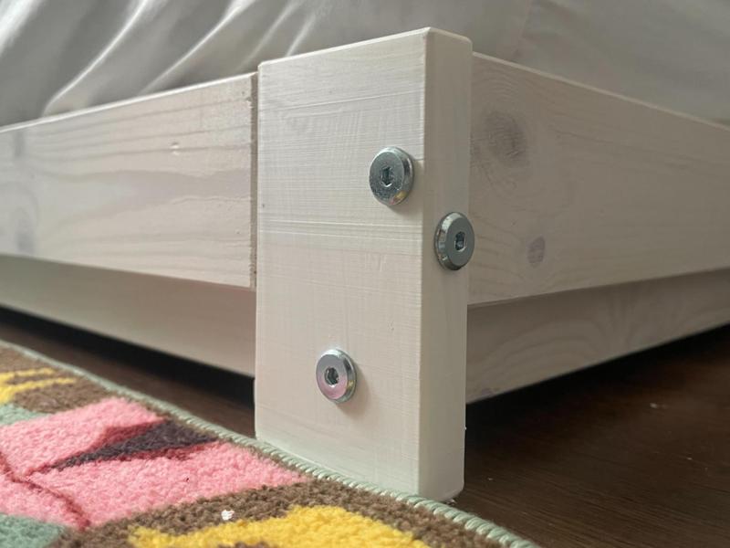 IKEA Neiden to floor bed conversion for toddlers