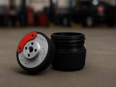 Disk Brake Threaded Container