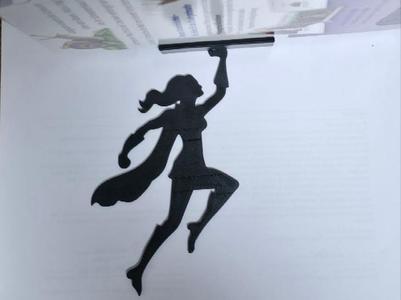Supergirl for the Invisible Bookshelf Mount