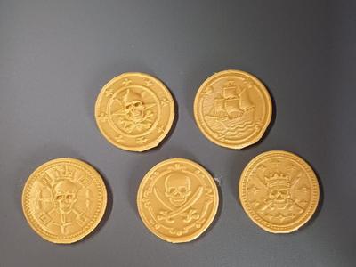 Ye Olde Pirate Treasure Coins