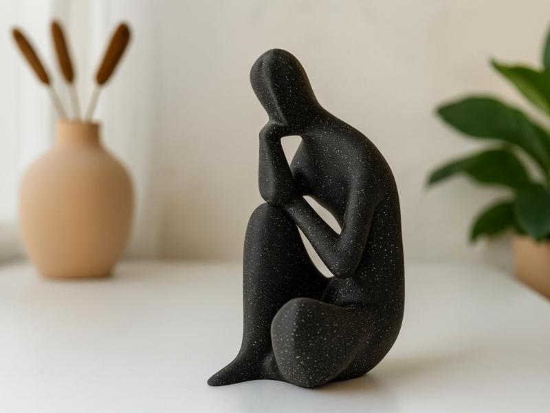 Sitting Woman Sculpture