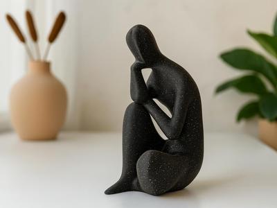 Sitting Woman Sculpture