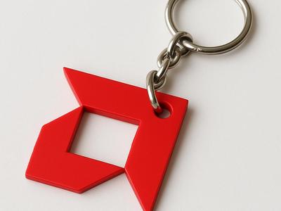AMD Logo Keychain