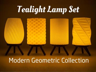 Table Tealight Lamp Set